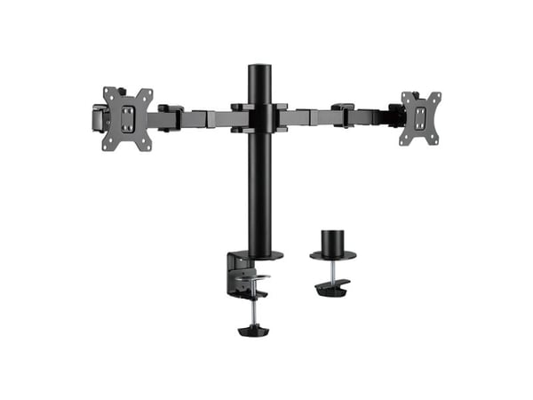 LogiLink BP0106, Klämma/Genomgående skruv, 12 kg, 43,2 cm (17"), 81,3 cm (32"), 100 x 100 mm, Svart