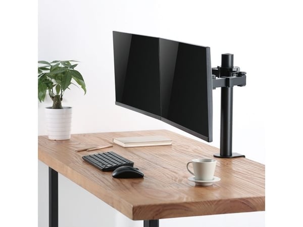 LogiLink BP0106, Festeklemme/gjennomføring, 12 kg, 43,2 cm (17"), 81,3 cm (32"), 100 x 100 mm, Sort