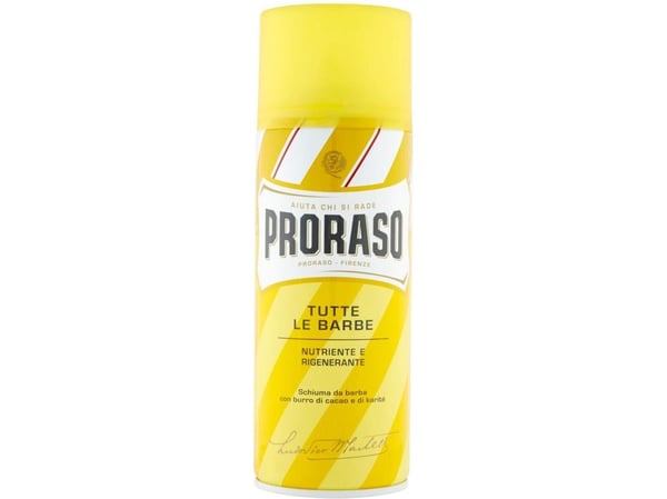 Proraso Shaving Foam Nourishing, Parranajovoide, Miesten, Kuiva iho, 400 ml, Kosteuttava, Ravitseva, Pullo