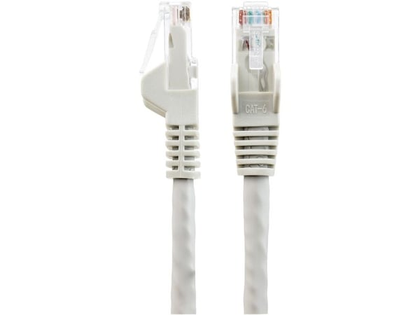 Startech 7m LSZH CAT6 Ethernet Cable, 10 Gigabit Snagless RJ45 100W PoE Network Patch Cord with Strain Relief, CAT 6 10GbE UTP, Grey, Individually ...