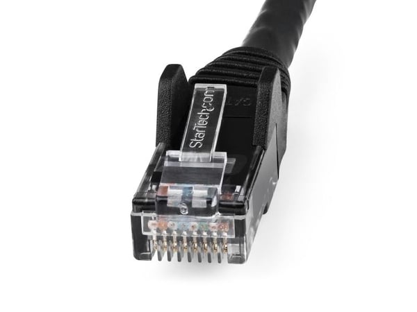 Startech 10m LSZH CAT6 Ethernet Cable, 10 Gigabit Snagless RJ45 100W PoE Network Patch Cord with Strain Relief, CAT 6 10GbE UTP, Black, Individuall...