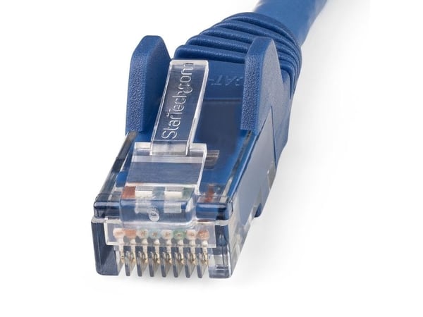 Startech 15m LSZH CAT6 Ethernet Cable, 10 Gigabit Snagless RJ45 100W PoE Network Patch Cord with Strain Relief, CAT 6 10GbE UTP, Blue, Individually...