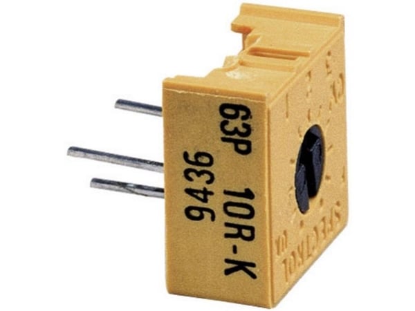 Vishay M63P501KB40, Blå, Metall, Rett, 250 V, 1 stykker, RoHS
