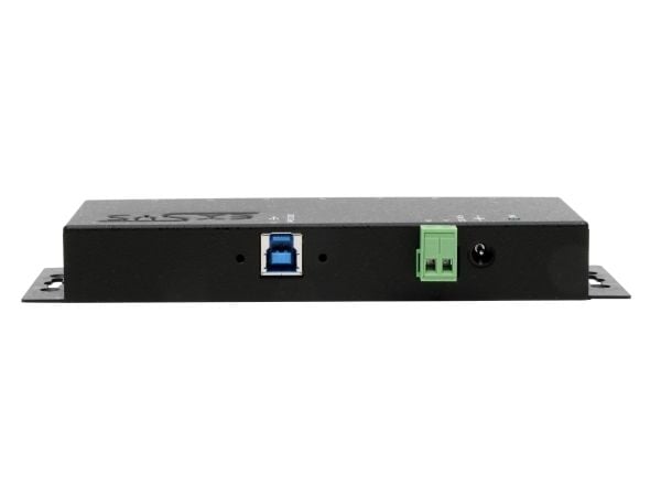 EXSYS EX-1188HMS-3, USB 3.2 Gen 1 (3.1 Gen 1) Type-B, USB 3.2 Gen 1 (3.1 Gen 1) Type-A, 5000 Mbit/s, musta, virta, 12 V