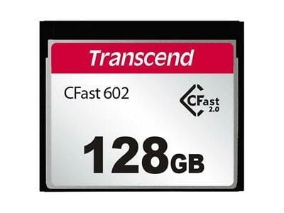 Transcend CFast 2.0 CFX602 - Flashminnekort - 128 GB - CFast 2.0