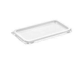 Låg M65-3 179x98x10 mm APET Klar t/PP Bakker K2182 OMPAK 10 ps x 56 stk/krt,10 ps x 56 stk/krt