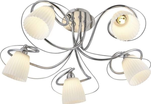 Italux klassisk taklampe i overflate Tipene MC15105-5CR til stue