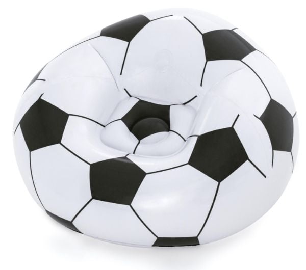 Bestway 75010, Enkel-stol, Sort, Hvit, Vinyl, Vinyl, 6 år, 1140 mm