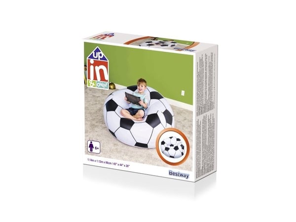 Bestway 75010, Enkel-stol, Sort, Hvit, Vinyl, Vinyl, 6 år, 1140 mm