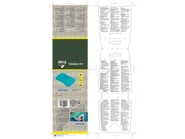 Bestway 69603, Blå, Monokromatisk, Rektangel, Termoplastisk polyuretan (TPU), 1 stykker, 100 stykker