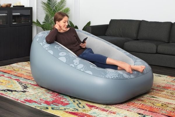 Bestway 75096, Blå, Grå, PVC, Viskose, 150 kg, EN 581-1, ADVARSEL! BRUK KUN UNDER KOMPETENT OVERVÅKING, HOLDES UTENFOR ILD OG FLAMME, 1270 mm