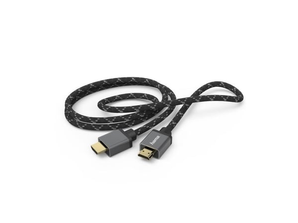 Hama 00205240 HDMI-kaapeli 3 m HDMI Typ A (Standard) Schwarz - Grau (00205240)