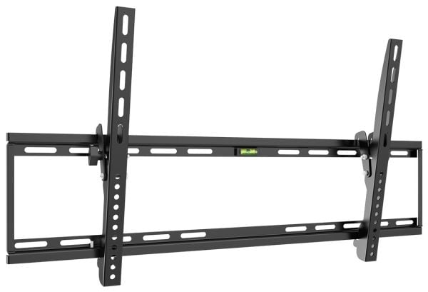Goobay 49743, 2,54 m (100"), 200 x 200 mm, 800 x 400 mm, 0 - 10°, Stål, Sort