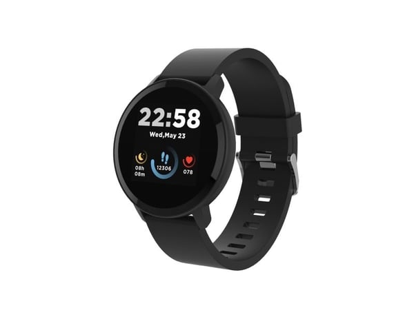 Canyon SW-63 - 42 mm - smartklokke med stropp - silikon - display 1.3" - 512 KB - Bluetooth - 35 g - svart