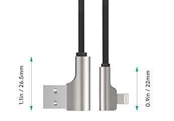 Aukey USB-kabel USB-A till Lightning 2 m svart (CB-AL01 BLACK)
