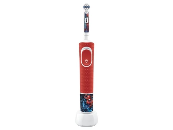 Oral-B Vitality Kids D100 Spiderman elektrisk tannbørste - rød