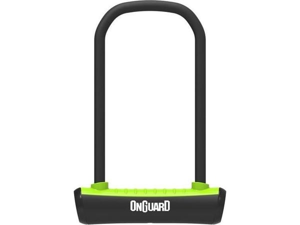 OnGuard ONGUARD NEON 8152GR U-LOCK sykkellås - 115mm 292mm - håndtak + 2 x grønne nøkler (NYHET)