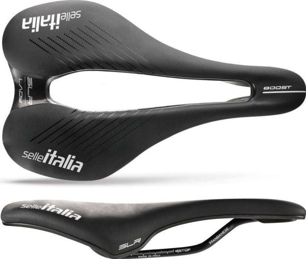 Selle Italia SLR Boost Lady Superflow L TM sal (L3) mangantube 7, fibra-tek sort Selle Italia SLR Boost Lady Superflow L TM sal (L3) mangantube 7, fibra-tek sort