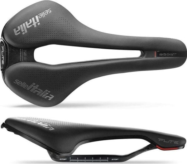 Selle Italia Flite Boost Superflow Carbonio S (id match - S3) karbon +10mm 7x9, fibra-tek, svart (NEW)
