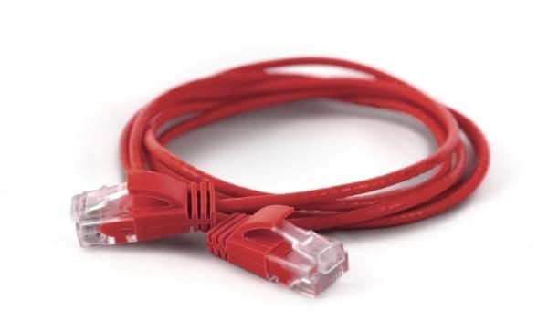 Wantec 7269, 0,25 m, Cat6a, U/UTP (UTP), RJ-45, RJ-45, Rød