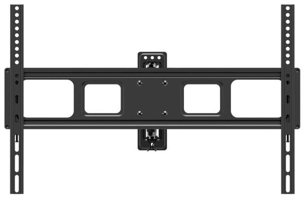 Goobay 49745, 200 x 200 mm, 600 x 400 mm, -15 - 10°, -90 - 90°, Stål, Sort