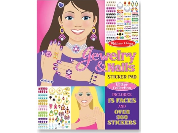 Melissa & Doug Melissa Stickers Smykker og negler 360+ universal