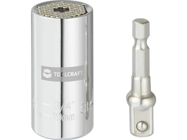 TOOLCRAFT Kiintoavain 1/4 (6,3 mm), 3/4 TO-7273935 TO-7273935