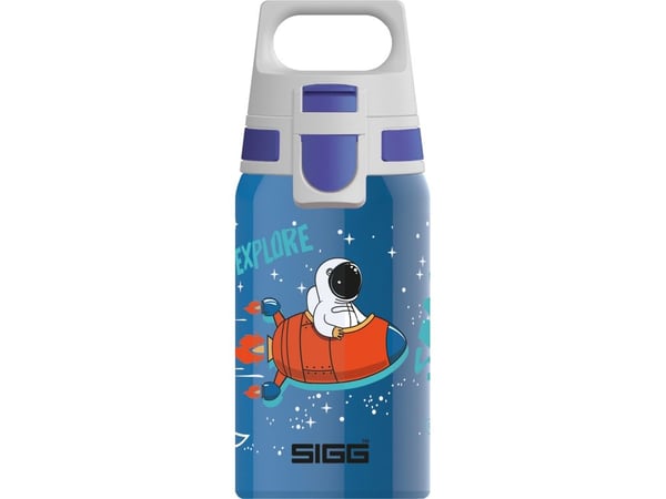 SIGG Shield One Space, 500 ml, Daglig bruk, Blå, Rustfritt stål, Barn, Bilde