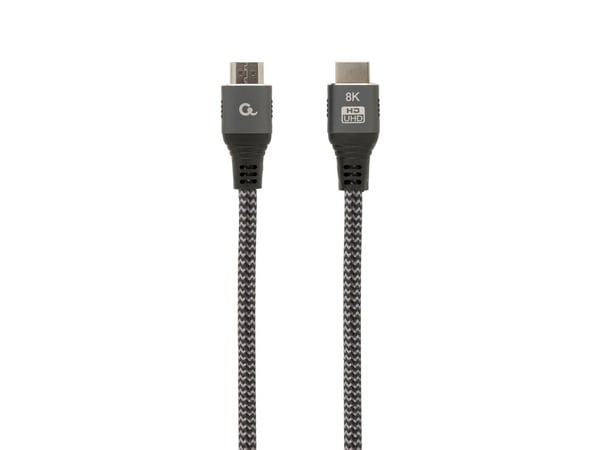 Cablexpert Select Plus Series - Ultra High Speed - HDMI-kabel med Ethernet - HDMI hann til HDMI hann - 2 m - skjermet - støtter 21:9 kinosideforhol...