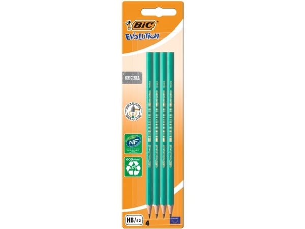 BIC ECOlutions EVOLUTION 650 - Penna - grafit - HB (paket om 4)
