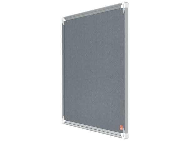 Nobo Premium Plus filttavle 60x45cm, Grå, Aluminium, Aluminium, Felt, Standard, 600 mm