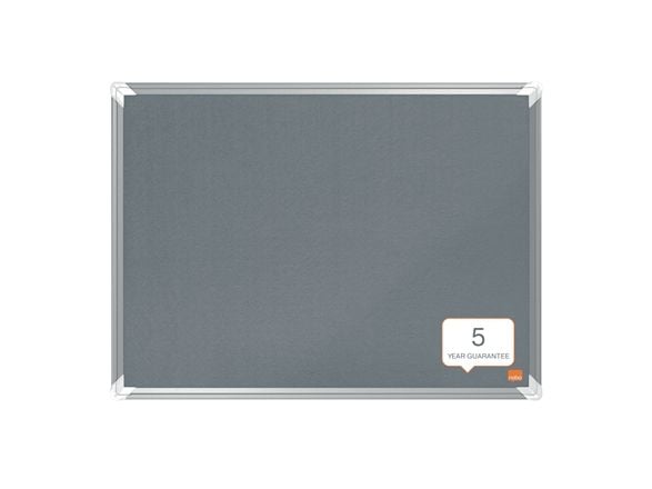 Nobo Premium Plus filttavle 60x45cm, Grå, Aluminium, Aluminium, Felt, Standard, 600 mm