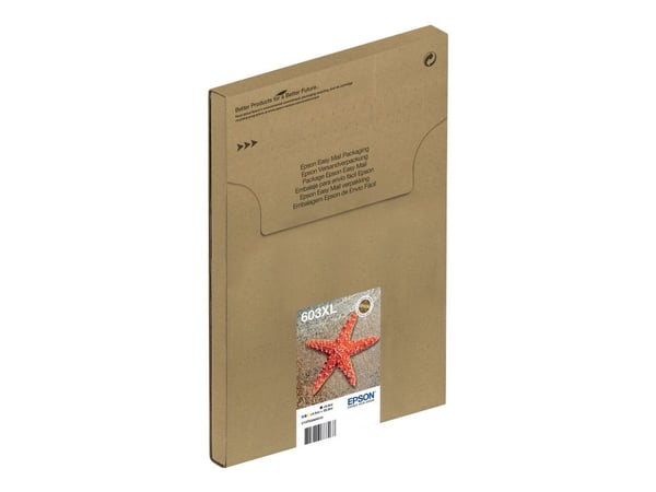 Epson Multipack 4-colours 603XL EasyMail, Korkea (XL) värintuotto, 8,9 ml, 4 ml, 1 kpl, Monipakkaus