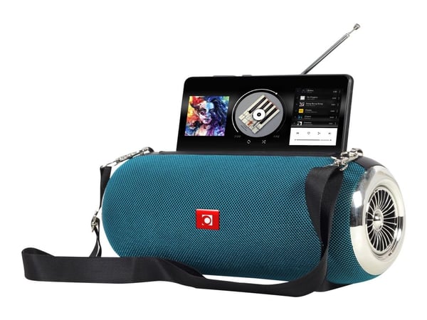 Gembird SPK-BT-17-G - Høyttaler - for bærbar bruk - trådløs - Bluetooth 5.1 - 10 watt - grønn