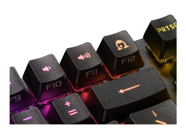 ASUS ROG PBT Doubleshot - Kosketuslevysarja - musta