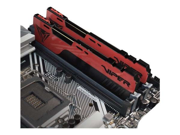 DIMM 32 GB DDR4-3200(2x 16 GB)Dual-Kit(rot/schwarz, PVE2432G320C8K, Viper Elite II, INTEL XMP)