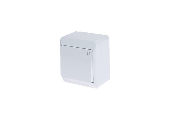Elektroplast LIGHT BUTTON HERMES 0337-02 vit