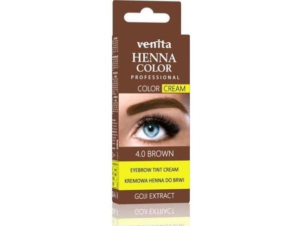 VENITA Professional hennafarge til bryn, krem 4.0 Brown 30 g VENITA Professional hennafarge til bryn, krem 4.0 Brown 30 g