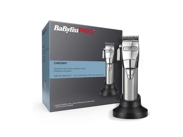 BABYLISS Clipper FX8700E Chromfx Cordless, Number of length steps 8, Silver