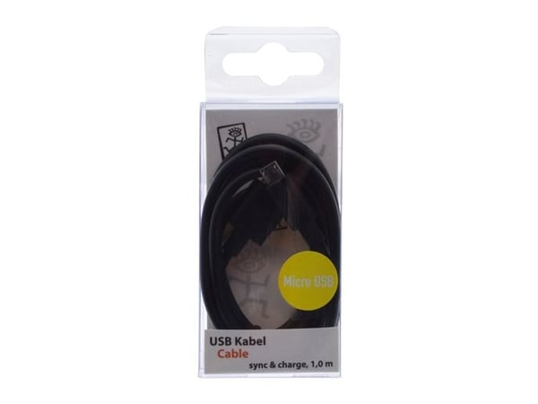 2GO 795201, 1 m, USB B, Micro-USB B, Lajittelu