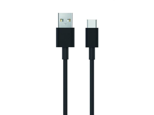 2GO USB lade-/datakabel USB Type-C 3.1 100cm svart