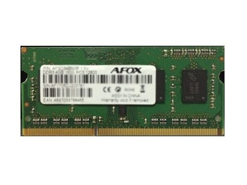 AFOX SO-DIMM DDR3 8GB hukommelsesmoduuli 1600 Mhz