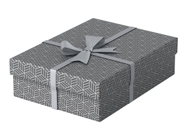 Esselte - Gaveeske - medium - 36 cm x 26.5 cm x 10 cm - grå - pakke av 3