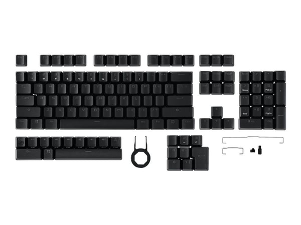 ASUS ROG PBT Doubleshot - Kosketuslevysarja - musta