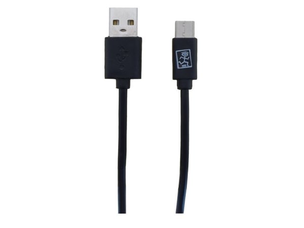 2GO USB lade-/datakabel USB Type-C 3.1 100cm svart