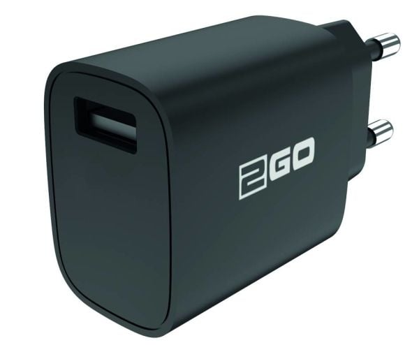 2GO 2GO 797271 mobiililaitteen laturi Universal Musta AC Sisäinen