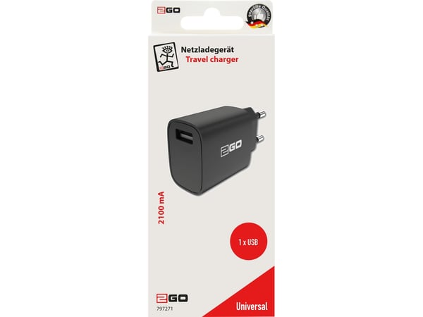 2GO 2GO 797271 mobiililaitteen laturi Universal Musta AC Sisäinen