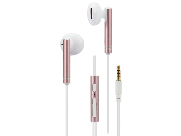 2GO 795963, Koblet med ledninger (ikke trådløs), Samtaler/musikk, Hodesett, Gull, Rosa