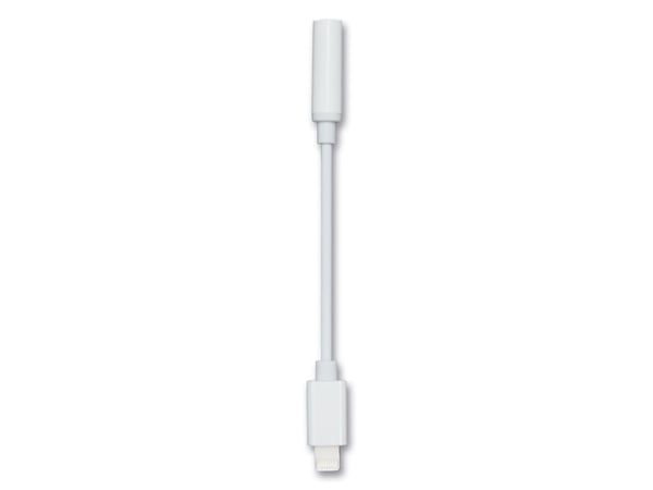 2GO 797140, 3.5mm, Hankjønn, Lightning, Hankjønn, 0,1 m, Hvit