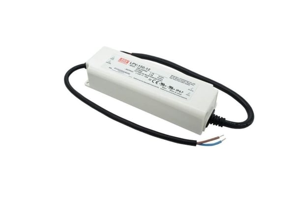 MEAN WELL LPV-150-12, 120 W, IP67, -25 - 65 °C, 180 - 305 V, 47 - 63 Hz, 1.7, 1.5 A